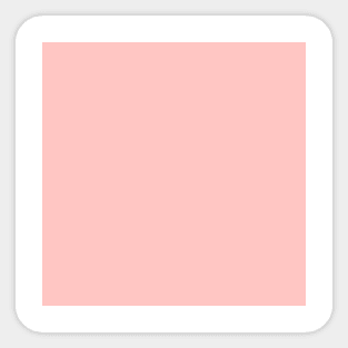 Gossamer Pink solid color Spring/Summer (2022) NYFW Sticker